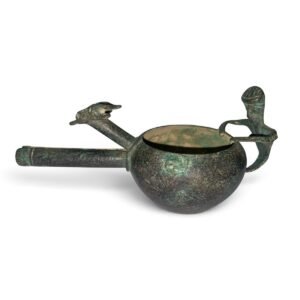 Ancient Bronze Oil Lamp