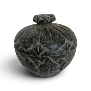 Lidded stone vessel or container