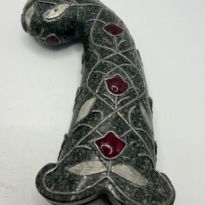 Mughal Empire Knife Handle With Silver Decorated