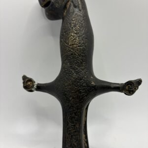 Bronze Sword Hilt with Tiger-Head Pommel